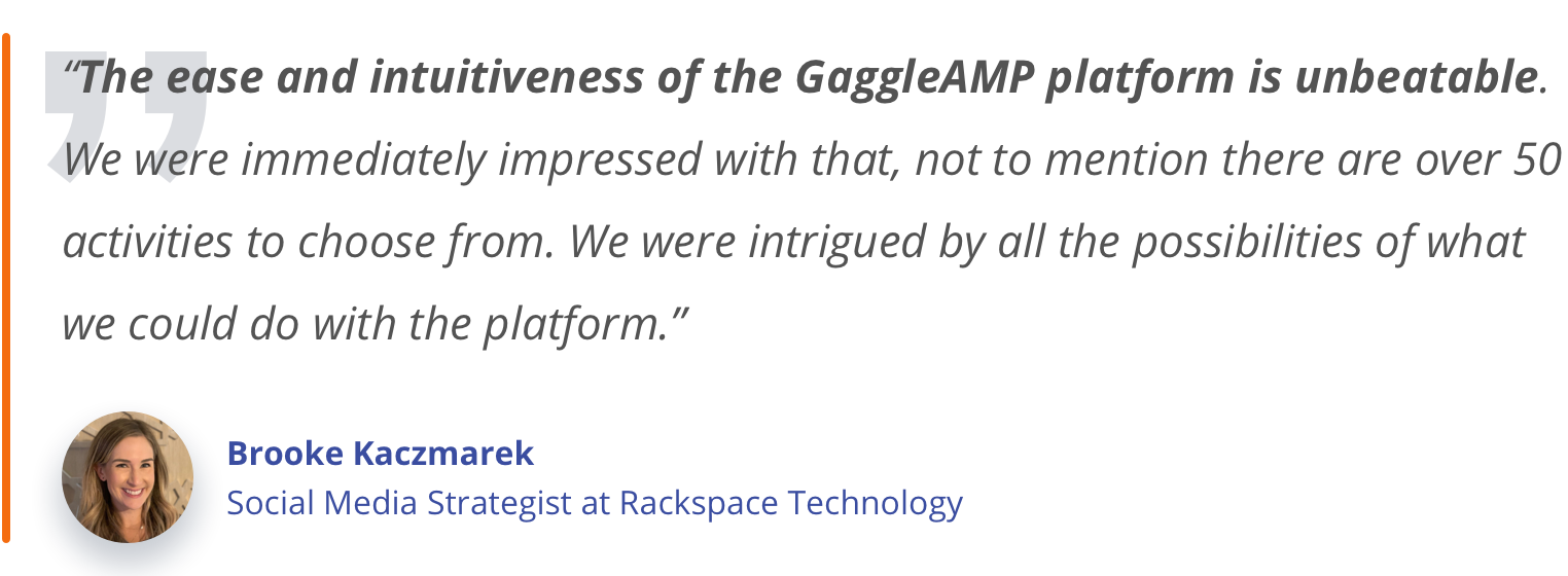 Rackspace Reaches Over 60M People in 6 Months With Switch To GaggleAMP